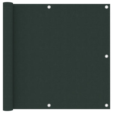 Vidaxl balkonscherm 90x600 cm oxford stof donkergroen
