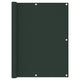 Vidaxl balkonscherm 120x400 cm oxford stof donkergroen