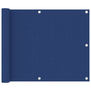 Vidaxl balkonscherm 75x300 cm oxford stof blauw