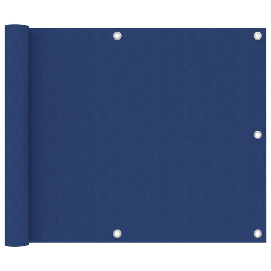 Vidaxl balkonscherm 75x300 cm oxford stof blauw