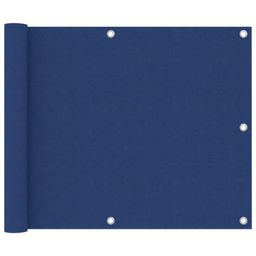 Vidaxl balkonscherm 75x300 cm oxford stof blauw