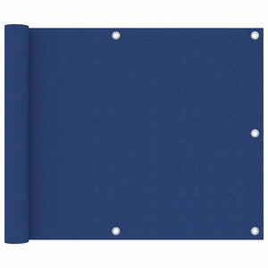 Vidaxl balkonscherm 75x500 cm oxford stof blauw