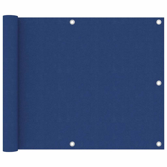 Vidaxl balkonscherm 75x500 cm oxford stof blauw