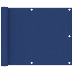 Vidaxl balkonscherm 75x600 cm oxford stof blauw