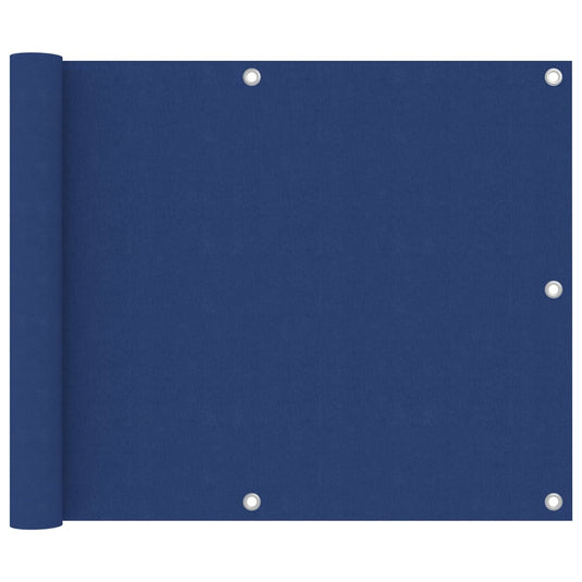 Vidaxl balkonscherm 75x600 cm oxford stof blauw