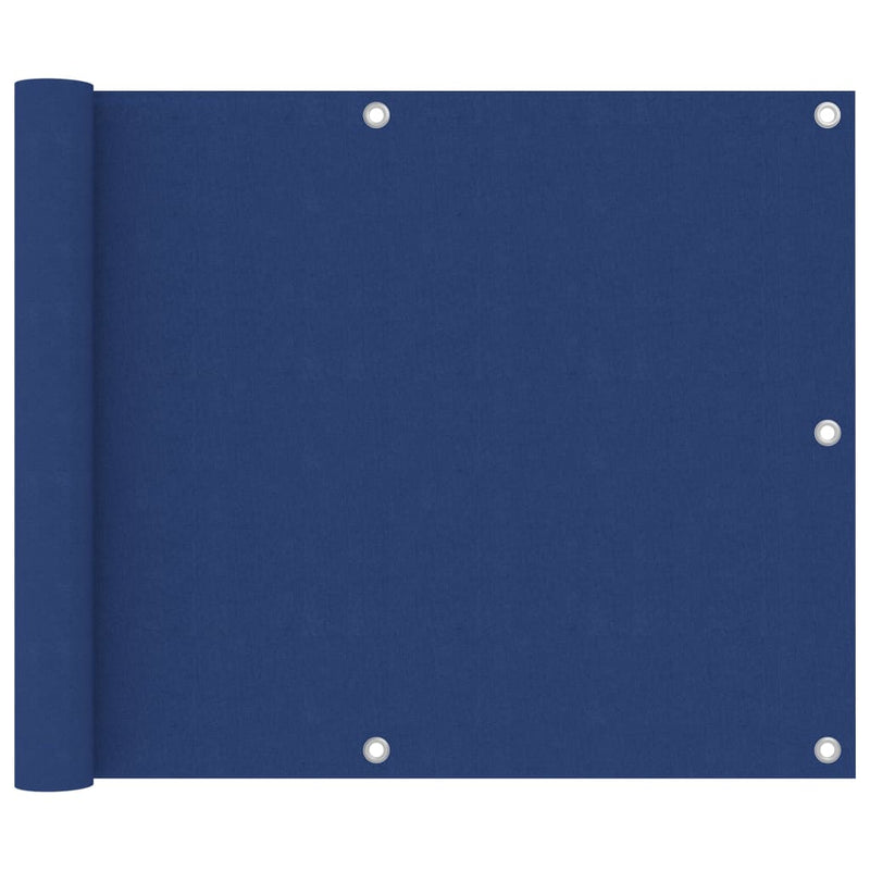 Load image into Gallery viewer, Vidaxl balkonscherm 75x600 cm oxford stof blauw
