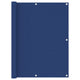 Vidaxl balkonscherm 120x600 cm oxford stof blauw