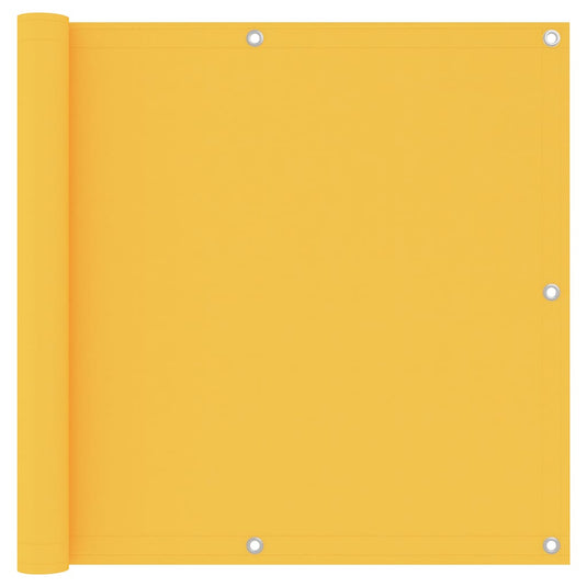 Vidaxl balkonscherm 90x300 cm oxford stof geel