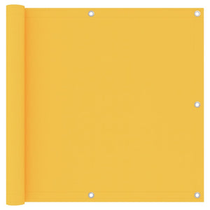 Vidaxl balkonscherm 90x600 cm oxford stof geel