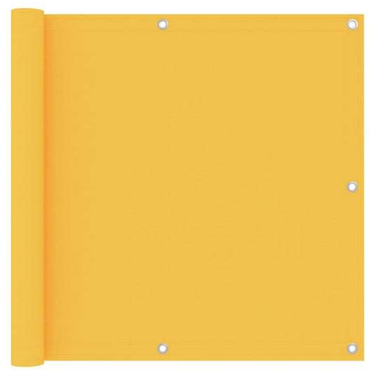 Vidaxl balkonscherm 90x600 cm oxford stof geel