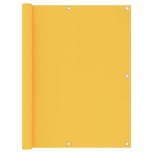 Vidaxl balkonscherm 120x600 cm oxford stof geel