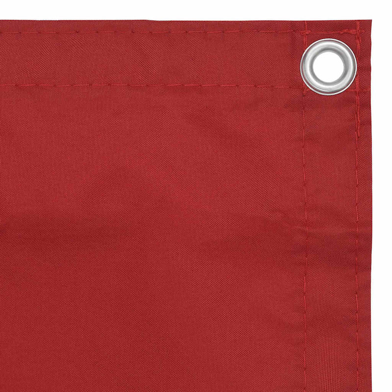 Afbeelding laden in galerijviewer, Vidaxl balkonscherm 75x600 cm oxford stof rood
