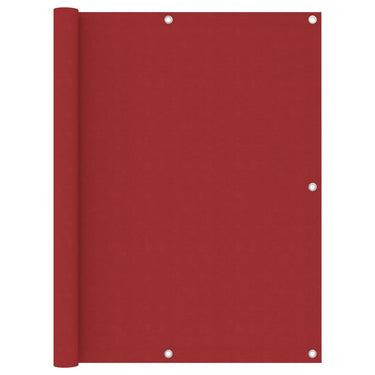 Vidaxl balkonscherm 120x300 cm oxford stof rood