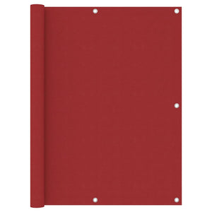 Vidaxl balkonscherm 120x600 cm oxford stof rood