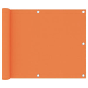 Vidaxl balkonscherm 75x500 cm oxford stof oranje