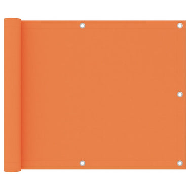 Vidaxl balkonscherm 75x500 cm oxford stof oranje