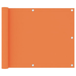 Vidaxl balkonscherm 75x600 cm oxford stof oranje