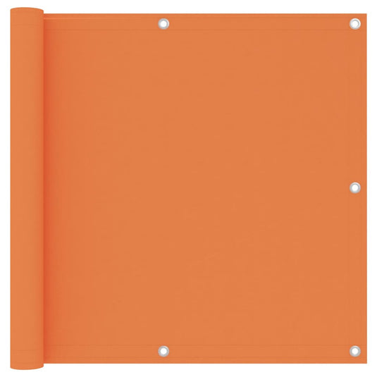 Vidaxl balkonscherm 90x400 cm oxford stof oranje