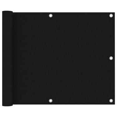 Vidaxl balkonscherm 75x400 cm oxford stof zwart