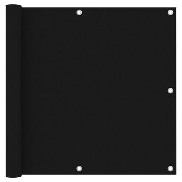 Vidaxl balkonscherm 90x500 cm oxford stof zwart