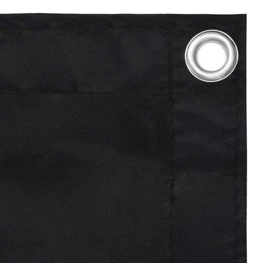 Vidaxl balkonscherm 90x500 cm oxford stof zwart