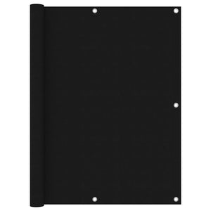 Vidaxl balkonscherm 120x500 cm oxford stof zwart