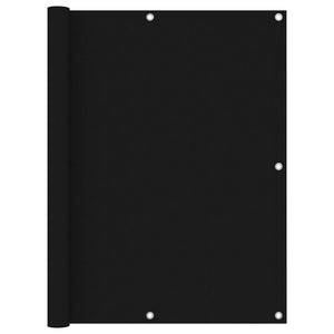 Vidaxl balkonscherm 120x600 cm oxford stof zwart