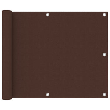 Vidaxl balkonscherm 75x300 cm oxford stof bruin