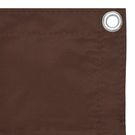 Vidaxl balkonscherm 75x600 cm oxford stof bruin