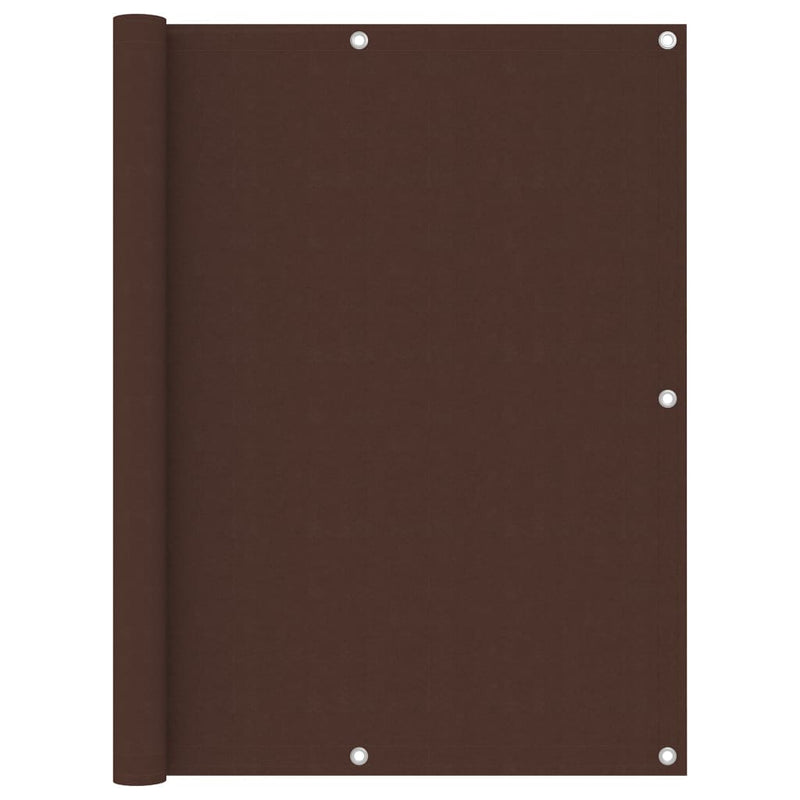 Load image into Gallery viewer, Vidaxl balkonscherm 120x400 cm oxford stof bruin
