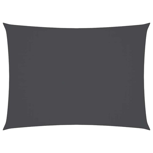 VidaXL Zonnescherm rechthoekig 2,5x4 m oxford stof antracietkleurig