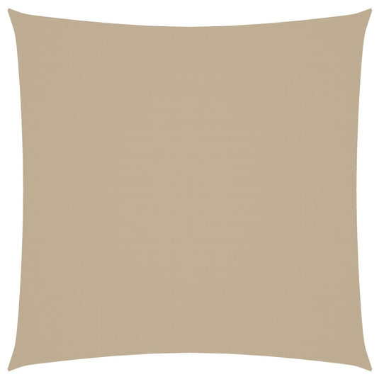 Vidaxl zonnescherm vierkant 4x4 m oxford stof beige