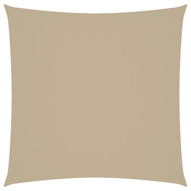 Vidaxl zonnescherm vierkant 5x5 m oxford stof beige