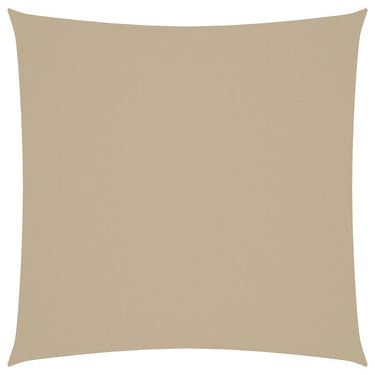 Vidaxl zonnescherm vierkant 6x6 m oxford stof beige