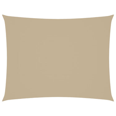 Vidaxl zonnescherm rechthoekig 3,5x5 m oxford stof beige