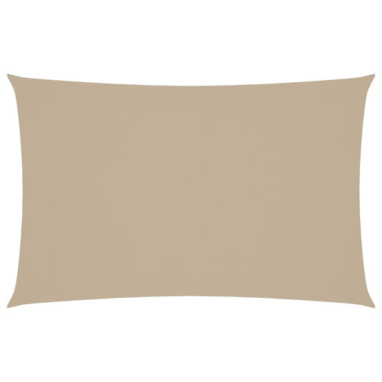 Vidaxl zonnescherm rechthoekig 4x7 m oxford stof beige
