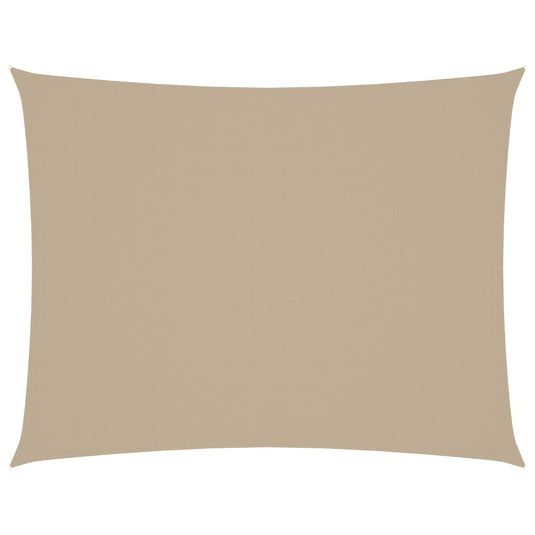 Vidaxl zonnescherm rechthoekig 6x7 m oxford stof beige