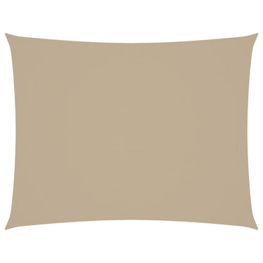 Vidaxl zonnescherm rechthoekig 6x7 m oxford stof beige