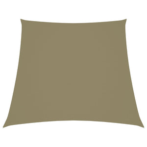 Vidaxl zonnezeil trapezium 2 4x3 m oxford stof beige