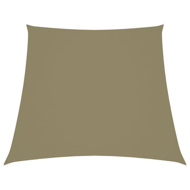 Vidaxl zonnezeil trapezium 2 4x3 m oxford stof beige