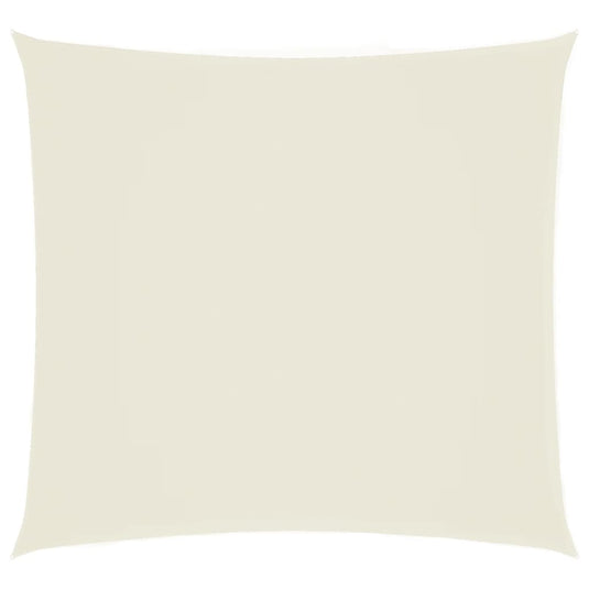 VidaXL Zonnescherm vierkant 7x7 m oxford stof crèmekleurig
