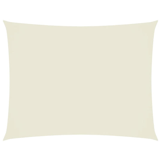 Vidaxl zonnescherm rechthoekig 2,5x3,5 m oxford stof crèmekleurig