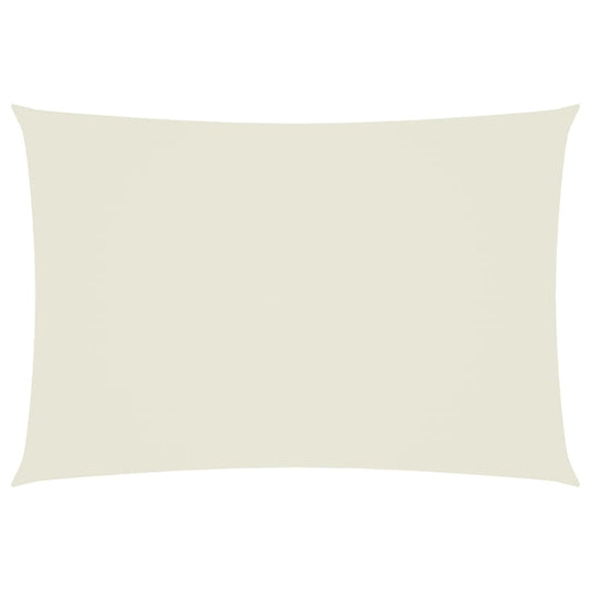Vidaxl zonnescherm rechthoekig 2,5x4,5 m oxford stof crèmekleurig
