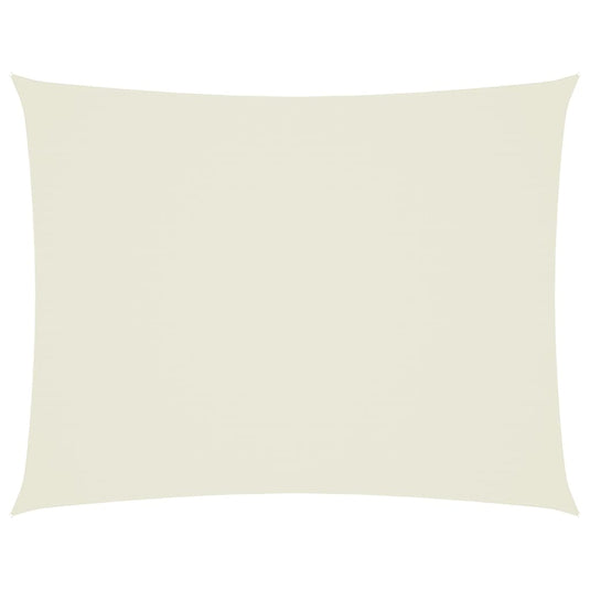 Vidaxl zonnescherm rechthoekig 3x4 m oxford stof crèmekleurig