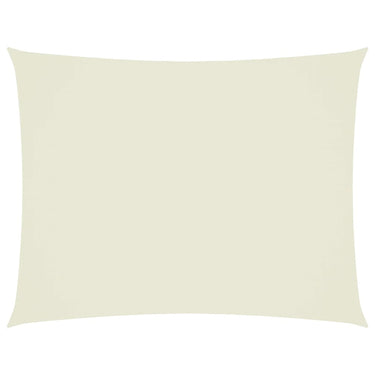 Vidaxl zonnescherm rechthoekig 3x6 m oxford stof crèmekleurig