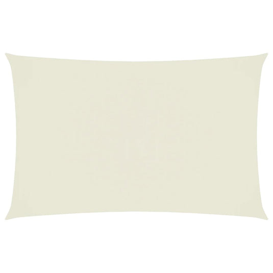 Vidaxl zonnescherm rechthoekig 4x7 m oxford stof crèmekleurig