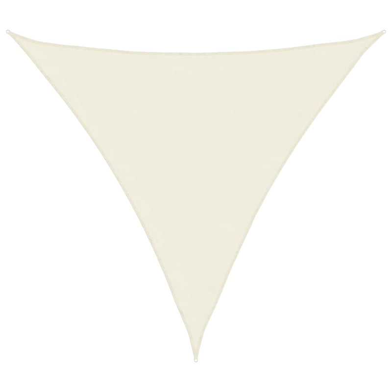 Load image into Gallery viewer, Vidaxl zonnescherm driehoekig 4,5x4,5x4,5 m oxford stof crèmekleurig
