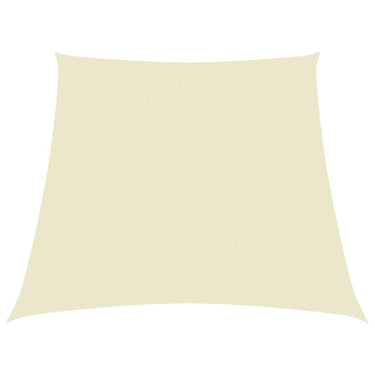 Vidaxl zonnezeil trapezium 2 4x3 m oxford stof crèmekleurig