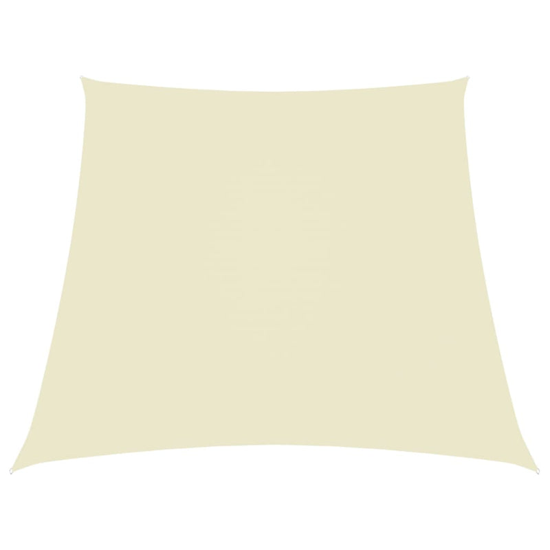 Load image into Gallery viewer, Vidaxl zonnezeil trapezium 3 5x4 m oxford stof crèmekleurig
