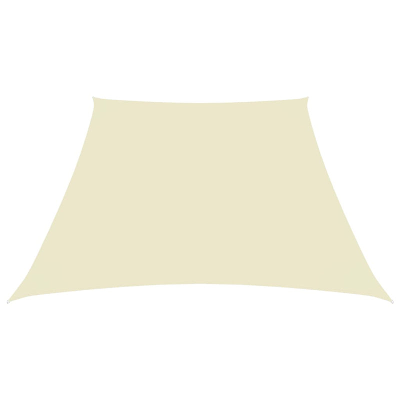 Load image into Gallery viewer, Vidaxl zonnescherm trapezium 4 5x4 m oxford stof crèmekleurig
